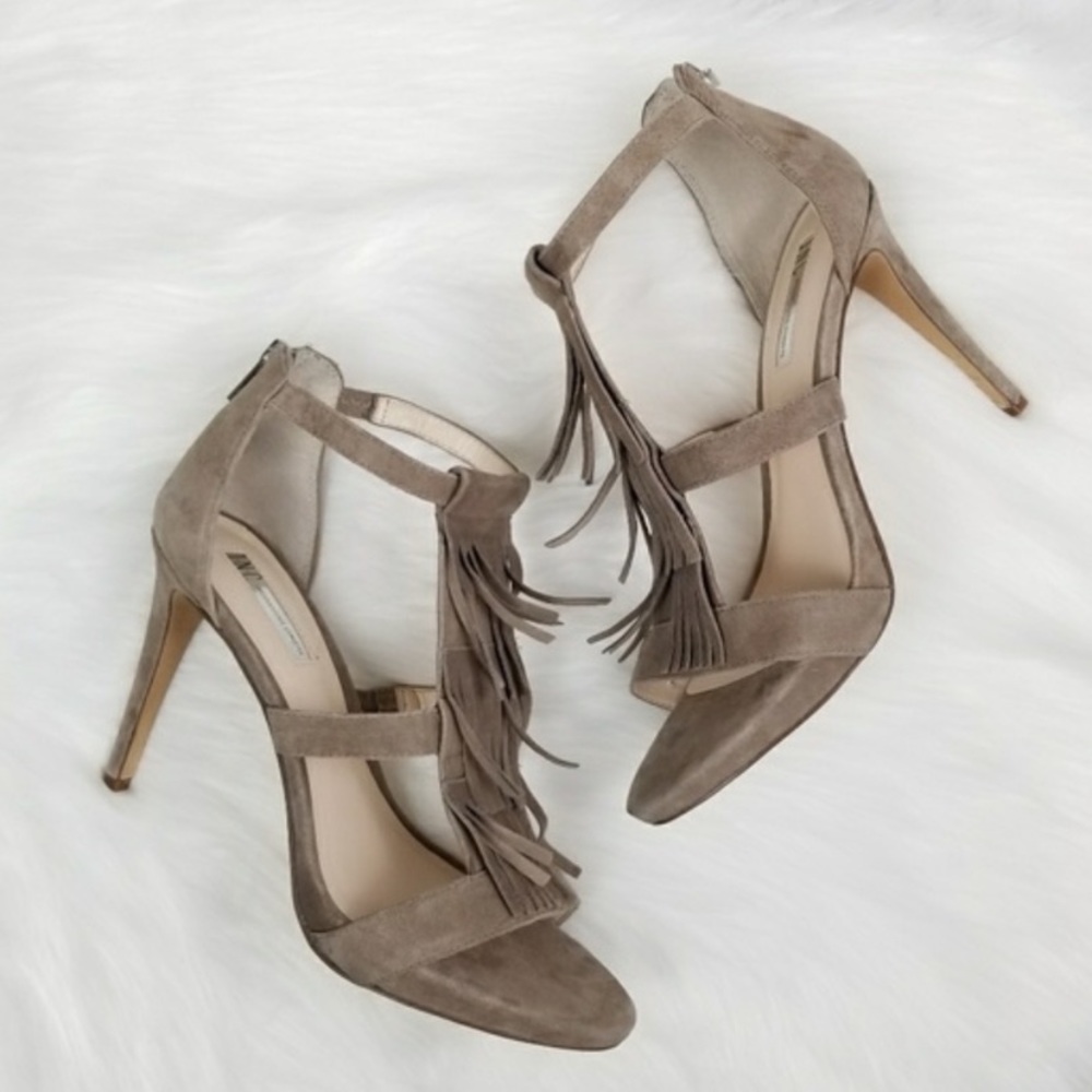 INC Sayge Fringe Sandals